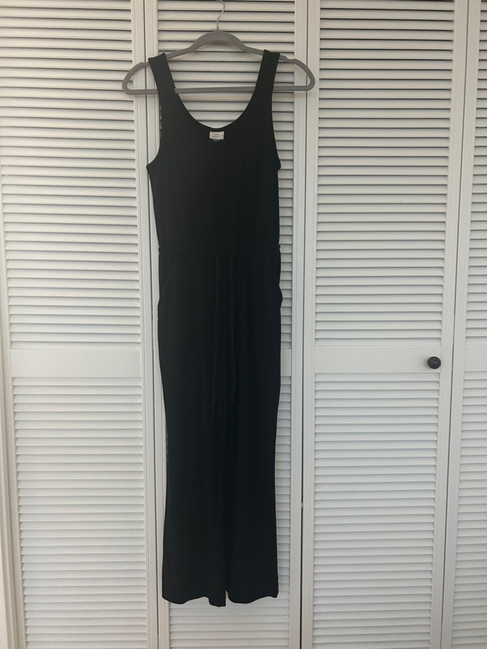 Target brand, women’s jumpsuit. A new day label. Black Sleeveless cotton jumper